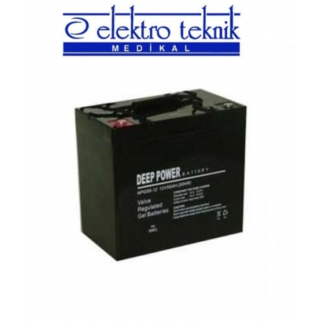12 VOLT 55 AMPER JEL AKÜ