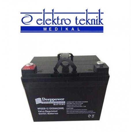 12 VOLT 28 AMPER JEL AKÜ